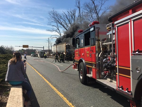 Truck Fire Rt 40 2