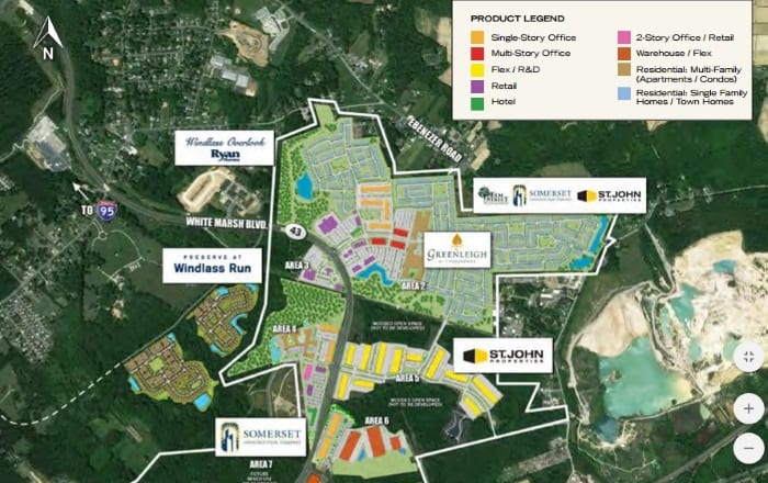 Greenleigh at Crossroads Map