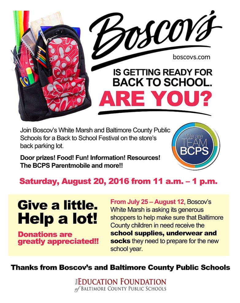 Boscov Back to School Festival