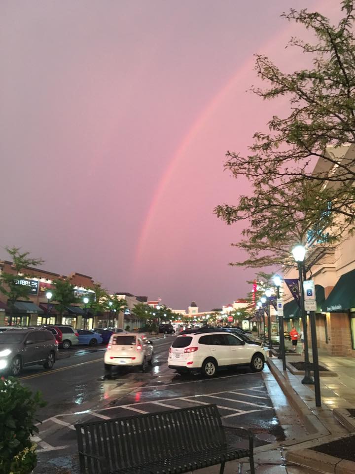 Rainbow over The Avenue