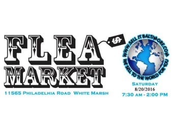 Sell It Baltimore White Marsh Flea Market 201608