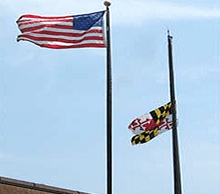 maryland-flag-half-staff