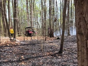 Glen Arm Brush Fire