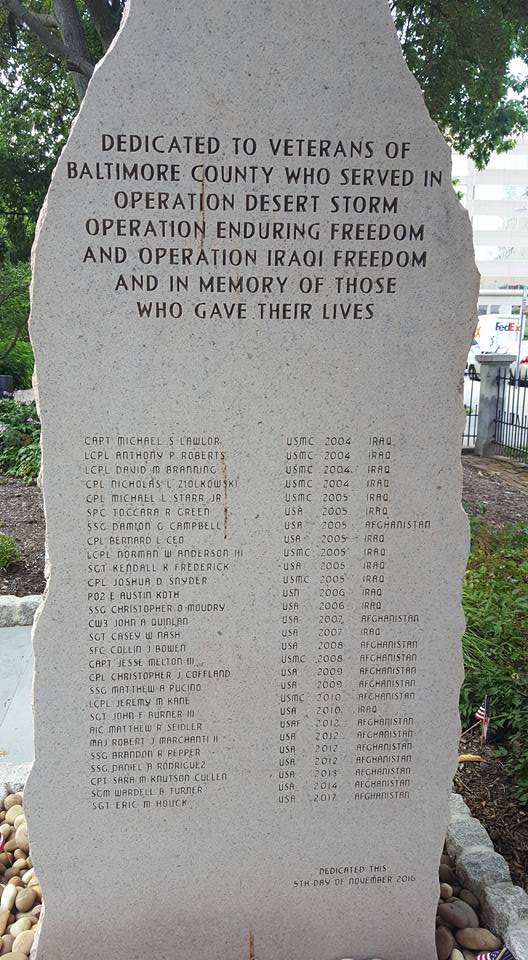 Baltimore County War Memorial