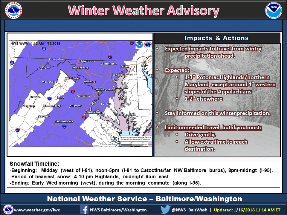 Winter Weather Advisory Nottingham 20180116