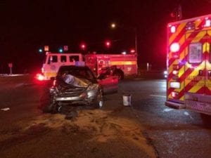 Three injured in serious overnight crash in White Marsh