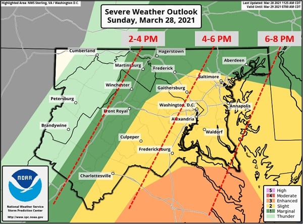 NWS Maryland Storms 20210328