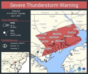 NWS Baltimore Storm Warning 20210701a