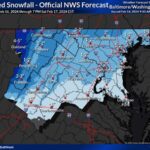 NWS Baltimore Snowfall Forecast 20240214