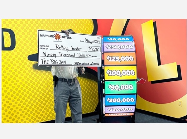 Rolling Thunder Maryland Lottery 90000 Winner 202405