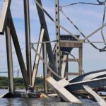 Key Bridge Steel Truss Removal 20240601