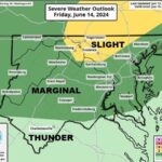 NWS Baltimore Storm Probability 20240614