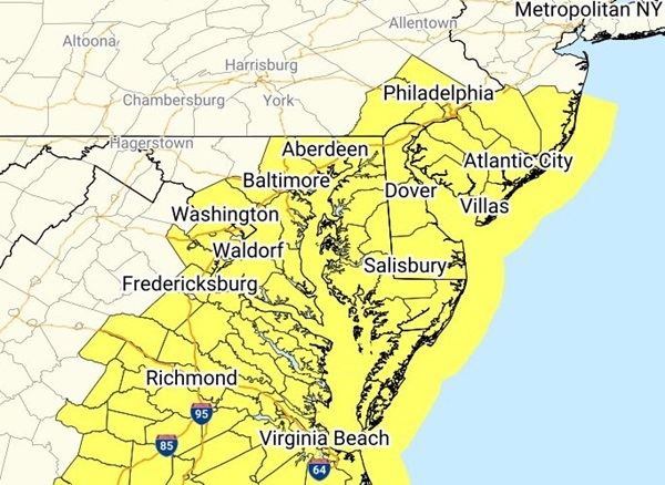 NWS Baltimore Thunderstorm Watch 20240606a