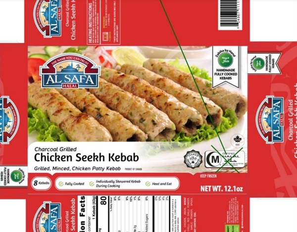 Alsafa Chicken Kabob Recall 202407
