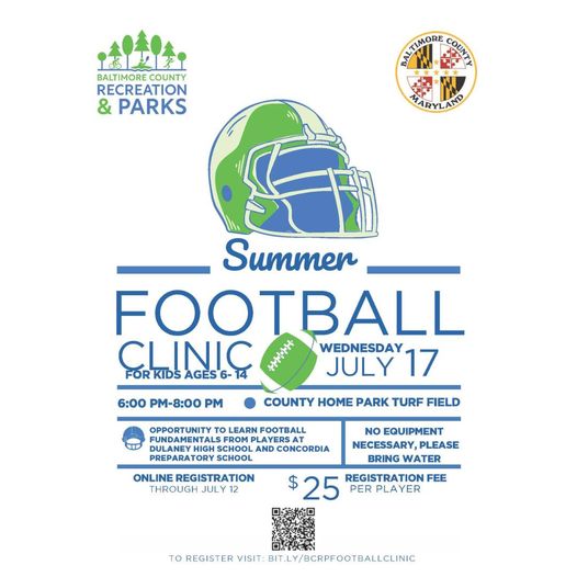 Baltimore County Rec Football Clinic 202407