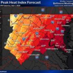 NWS Baltimore Heat Index 0240706