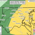 NWS Baltimore Storm Probability 20240717