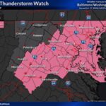 NWS Baltimore Thunderstorm Watch 20240717