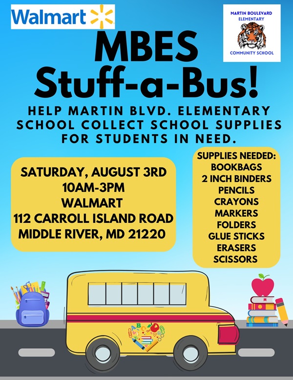 Stuff-A-Bus Martin Boulevard Elementary 202408