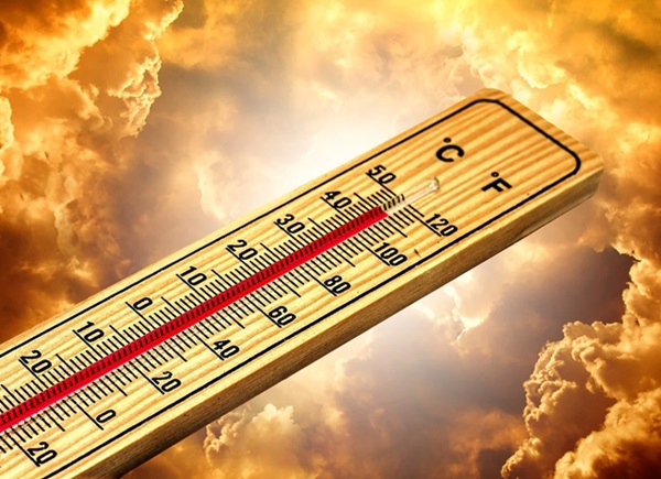thermometer heat wave hot summer