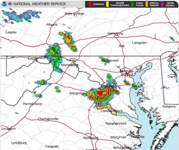 NWS Baltimore Storms 20240826