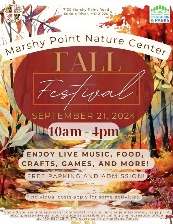 Marshy Point Nature Center Fall Festival 2024