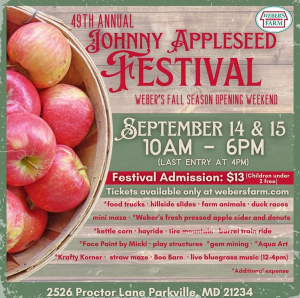 Weber's Farm Johnny Appleseed Festival 2024