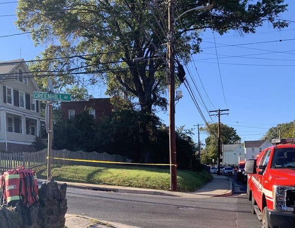 Greenhill Avenue Barricade Situation Baltimore MD 20241017