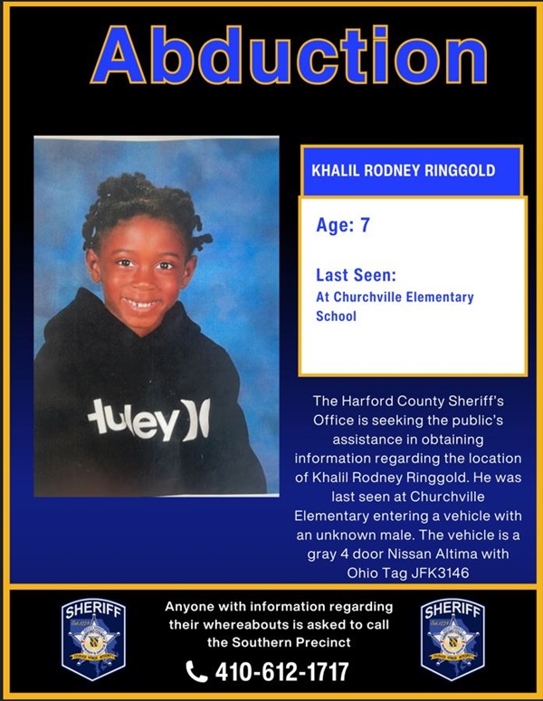 Khalil Ringgold Missing Poster