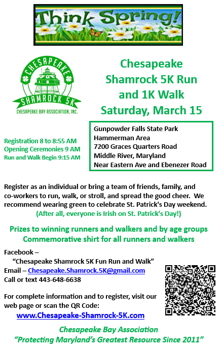 Chesapeake Shamrock 5K Run Walk 202503