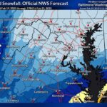 NWS Baltimore Snowfall Forecast 20250219